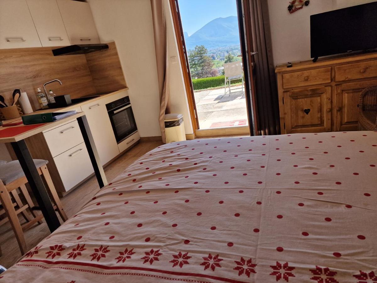 Studio Bellevue Appart Independant Renove 2024 Piscine Parking Proche Centre Annecy Poisy Экстерьер фото